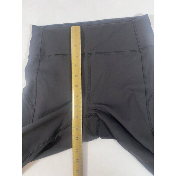 Lululemon In Movement Crop Everlux Vintage Black Size 6 - Picture 6 of 7